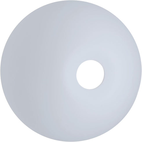 HAJXZH 1 250 mm 9.84") PCS Bowl Lamp Shade White Plastic Torchiere Lamp Cover Replacement for Floor Lamps (Diameter: /