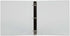 JAM PAPER Plastic 1.5 inch Binder, Clear 3 Ring Binder, Sold Individually