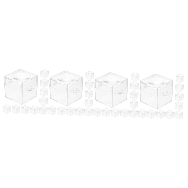 Zerodeko 48pcs Insect Observation Jars Containers for Science Exploration High Transparency Design