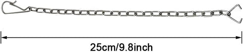 4 Pack Toilet Handle Chain Stainless Steel Toilet Flapper Lift Chain Replacement Kit Adjustable Length Fits Most Toilet Flappers