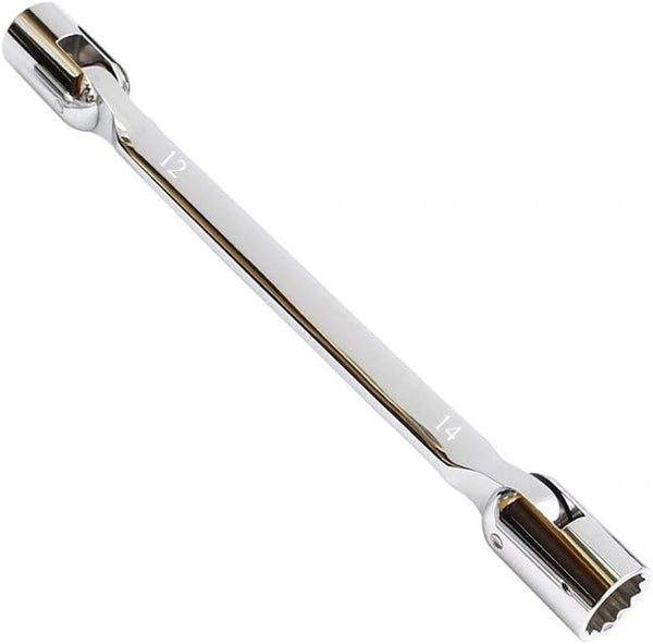 FLZOSPER 12 Point Metric 12 14mm Double Flexible Socket Wrench