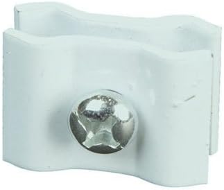 White Gridwall Joining Clips - 8 Pack Grid Panel Joiner Connectors