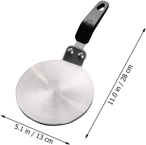 10-Inch Stainless Steel Heat Diffuser Plate for Induction Cooktops Cooking Heat Plate for Stovetop and Electric Stove