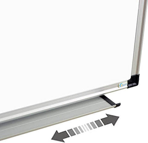 XBoard Magnetic Whiteboard 36 x 24 Inch, Wall Mounted Dry Erase Board with Aluminium Frame & Marker Tray