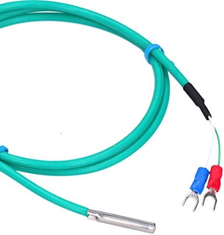 5x30mm K Type Green Thermocouple Waterproof Temperature Probes & Sensors with Soft Cable