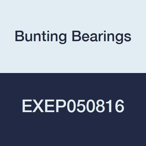 Bunting Bearings EXEP050816 Extra Lubricant with PTFE, Sleeve (Plain) Bearing, Powdered Metal, SAE 841,