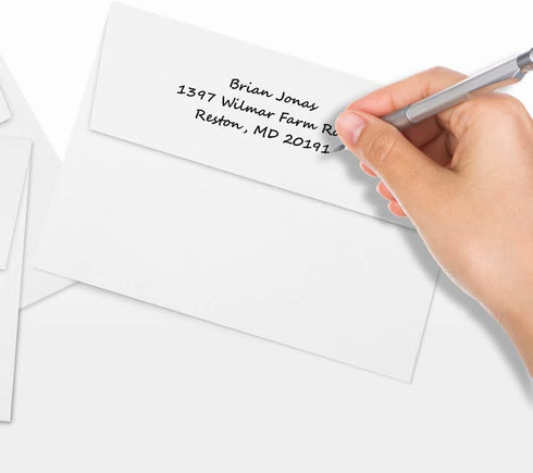 LUXPaper Bright White A7 Invitation Envelopes | 5 1/4" x 7 1/4" | 24lb Text | 100 Qty