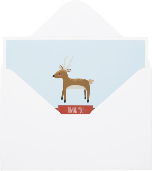 6 Pack 48, 4 6 Best Paper Greetings Baby Shower Thank You Cards with Envelopes - Funny Woodland & Cute Animal Designs