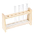 uxcell Wooden Test Tube Holder Rack, 6 Wells for 10ml Centrifuge Tubes
