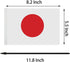 Set-Miniature US American & Japan Friendship Desk Flag, Japanese Flags For Room Display, Twin Desk Flag USA & Japan