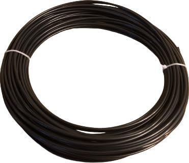 10 Feet (3 Meter) Black 14 AWG THHN Wire, Solid Copper Insulated Grounding Wire