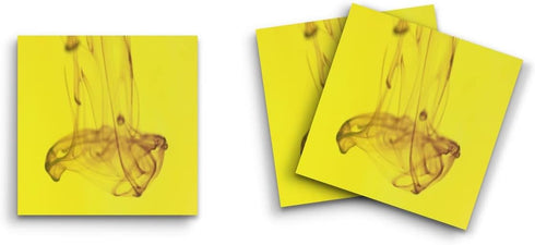 Sticky Notes 12 Pack, Dripping Ink in Motion, 3"x3" 50 Sheets Per Pad, Cute Funny Memo Note Pads