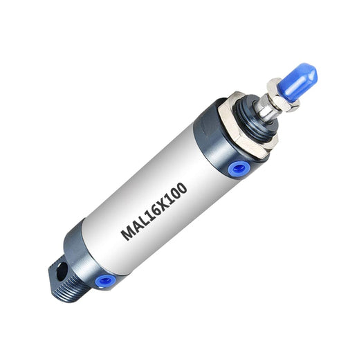 Beduan MAL 16 x 100 Pneumatic Mini Air Cylinder, Dual Action, 16mm Bore, 100mm (1Pcs)