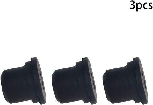 Heyiarbeit Solid Rubber Stoppers, 15.8mm Dia Seal Hole Insert Stopper, Black, 3 PCS