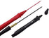 Retractable PVC Tip Test Lead Set, Right Angle,adjustable length Red+black