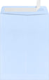 LUXPaper 9 x 12 Open End Window Envelopes | Peel & Press | Baby Blue | 80lb. Text | 50 Qty