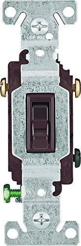 SWITCH TOGGLE 3WAY S/WIRE BRWN