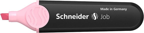 Schneider Pastel Job Highlighter Marker - Chisel Tip Light Pink, Box of 10