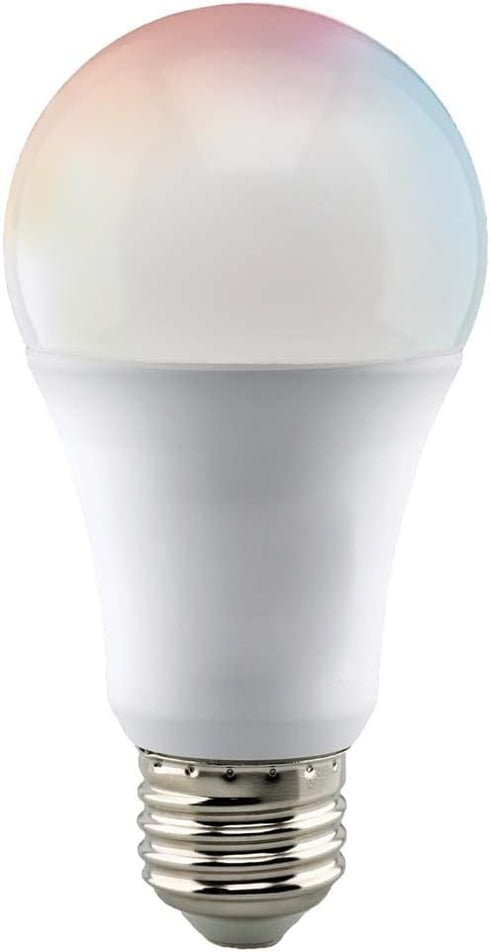 Satco S11252 Starfish 9.5-Watt A19 WiFi Smart LED Color-Changing Light Bulb, Works