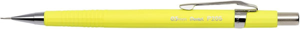 Pentel P205-F - Sharp Mechanical Drawing Pencil 0.5 mm, Yellow Barrel.