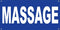 Generic 4LessCo 2x4 Feet MASSAGE Banner Sign Fabric Polyester With Grommets bb