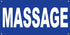 Generic 4LessCo 2x4 Feet MASSAGE Banner Sign Fabric Polyester With Grommets bb