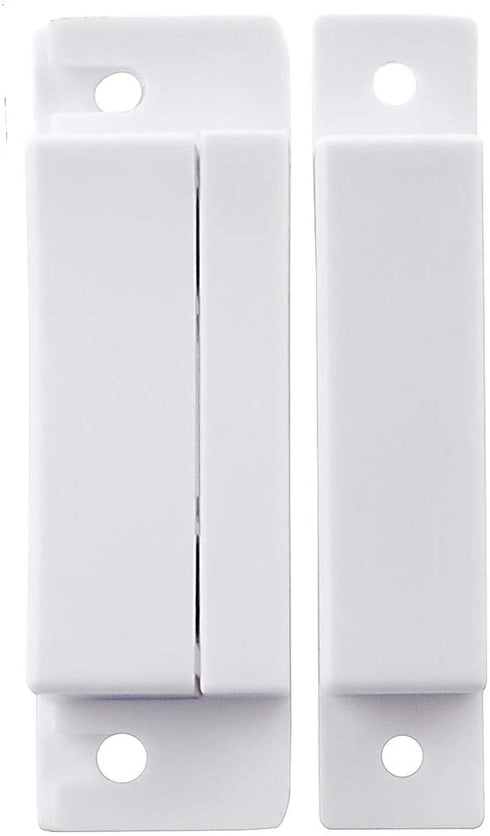 MC-31 Surface Mount Wired NC Door Contact Sensor, Magnetic Reed Switch Alarm, White 5 Pair