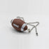 lasenersm 2 12" Pieces Rugby Ceiling Fan Pull Chain Beaded Ball Pull Chain Extension with Rugby Pendant Ceiling Fan