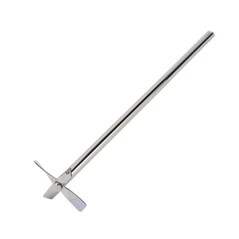 ONiLAB 18204530 316L Stainless Steel 4 Bladed Propeller Stirrer, 50 mm Stirrer Diameter, 250 mm Shaft Length