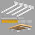 Alise Floating Shelf Brackets White, 4 Pcs L Brackets for Shelves,10'' Hidden