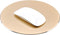 ProElife Premium Aluminum Metal Mouse Pad, Round, 8.66 Inch, Champagne Gold