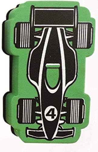The Classics Magnetic Race Car Whiteboard Erasers, Multi-Colored Dry Erasers, Pack of 4 - TPG-358