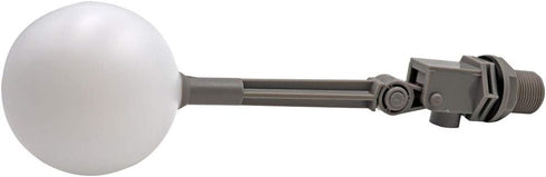 3/4" Plastic Float Valve for Water Tank with Adjustable Arm, Automatic Fill for Pool & Livestock Waterer