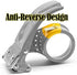 Metal Handheld 2 Inch Tape Gun Dispenser for Packing, Packaging Sealing Cutter, Orange