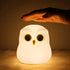 Cute Owl Kids Night Light,USB Rechargeable Cute Animal Lamps,Creative Symphony Night Light