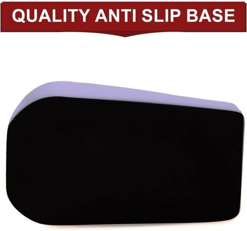 Purple Desktop Tape Dispenser, Weighted Non-Skid Base, Heavy Duty Cute Tape Dispenser for Office Packaging