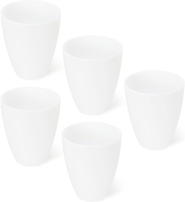 PATIKIL 1.18" Hole 4.53" High Plastic Lampshade, 5 Pcs Floor Lamp Light