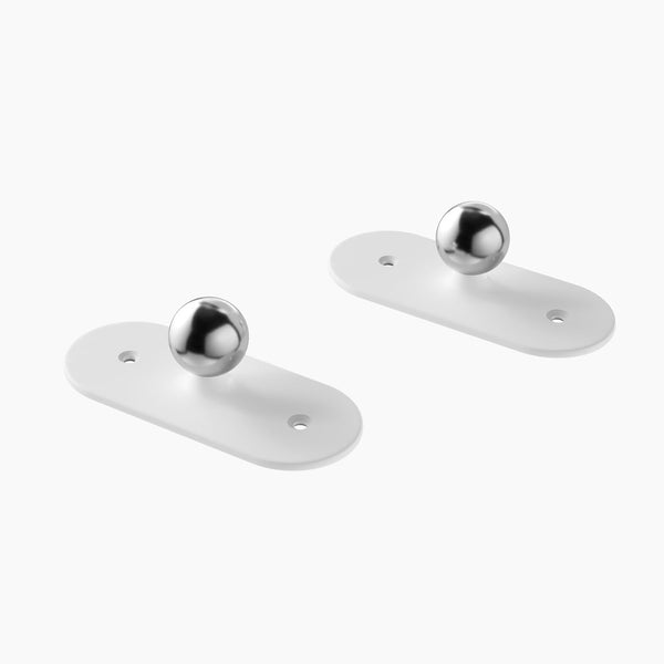 2PC Universal Wall Light Base, 360 Magnetic Swivel Mount with Adhesive Tape