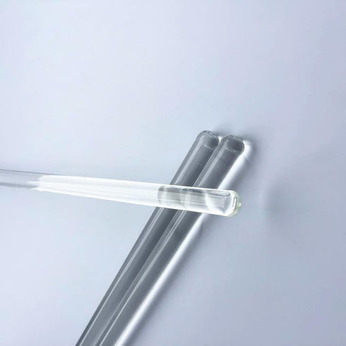 10 Pcs 200mm Glass Stir Sticks, Lab Stirring Rods for Beverage Coffee Cocktail Mixing, Kitchen Use