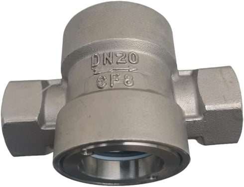 3/4"NPT Female 304 Stainless Steel Window Sight Glass Flow Indicator with Impeller