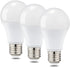 Dubofu LED Light Bulbs, Dimmable Full Spectrum 5000K Natural Light, 11W Equivalent 100W, A19 E26, 3 Pack