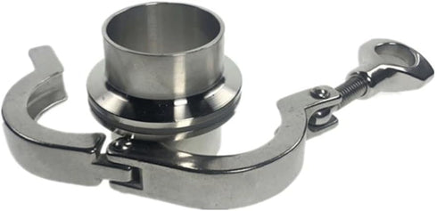 TNMHHM 304 Set Dairy(25mm) Stainless Steel Sanitary Tri Clamp - Weld Ferrule, Tri Clamp, PTFE/Silicone ket for Food