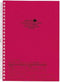 LIHIT LAB. Refillable Notebook (Journal), Lined Paper, Red, 8.3 x 6.1 inches (N1658-3)