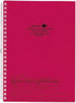 LIHIT LAB. Refillable Notebook (Journal), Lined Paper, Red, 8.3 x 6.1 inches (N1658-3)