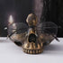 HUZHIBING Skull Glasses Holder,Sunglasses Spectacle Display Rack,Gothic Design Eyeglasses Holder Multi-Purpose