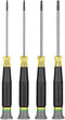 Klein Tools 85616 Precision Torx Screwdriver Set, Tamperproof Security Screwdrivers for Home Repair