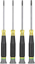 Klein Tools 85616 Precision Torx Screwdriver Set, Tamperproof Security Screwdrivers for Home Repair