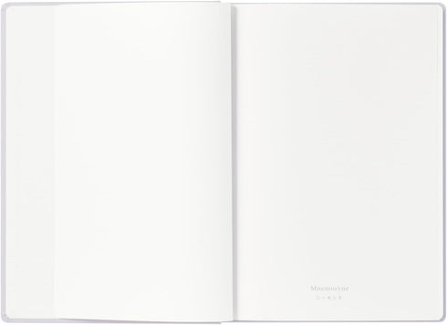 Maruman MNEMOSYNE Journal Notebook, 8.5 x 6.02 Inches (A5), 5mm Dot Grid, Hard Cover with Elastic Band, 90 gsm, 120