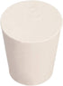 uxcell White Solid Rubber Stopper Size 3, Tapered Shaped for Lab Tube, 10Pcs