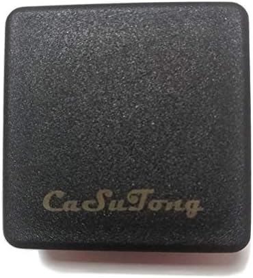 8 Pack Black Plastic Square Plug, 1 1/2 Inch Tubing End Cap, Glide Insert Furniture Finishing Plug
